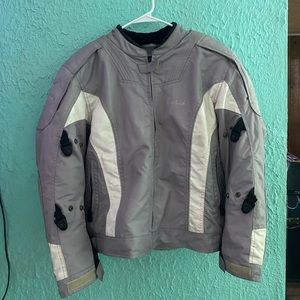 Women’s Motorcycle Jacket - Gray Cartech